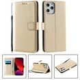 thumbnail image 2 of Feishell for Apple iPhone 15 Pro Max Wallet Case for Women Men Durable PU Leather Magnetic Buckle Folio Flip Stand Protective Phone Case with Card Slots & Kickstand,Gold, 2 of 10