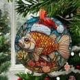 thumbnail image 2 of Trout Fish 15 Ceramic/Acrylic Christmas Ornament, Gentle Mom Thank-You, Turkey Season Detail, Heartfelt Valentine Detail, Heirloom 2025 Display Piece Piece, 2 of 5