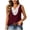 Red, variant on Stamzod Womens Tops Summer Outfits V-Neck Short Sleeve Lace Boho Blouses Dressy Casual Work Shirts White B XXL