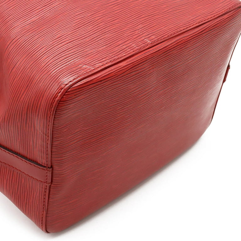 Louis Vuitton Epi Noe Shoulder Bag Bucket Bag Castilian Red