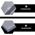 thumbnail image 3 of Cajas de plástico transparente para naipes, 18 unidades, con cierre a presión, para guardar naipes de póker, 3 of 5