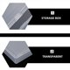 thumbnail image 3 of Cajas de plástico transparente para naipes, 18 unidades, con cierre a presión, para guardar naipes de póker, 3 of 5