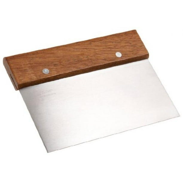 Ateco Bench Scraper with Wood Handle