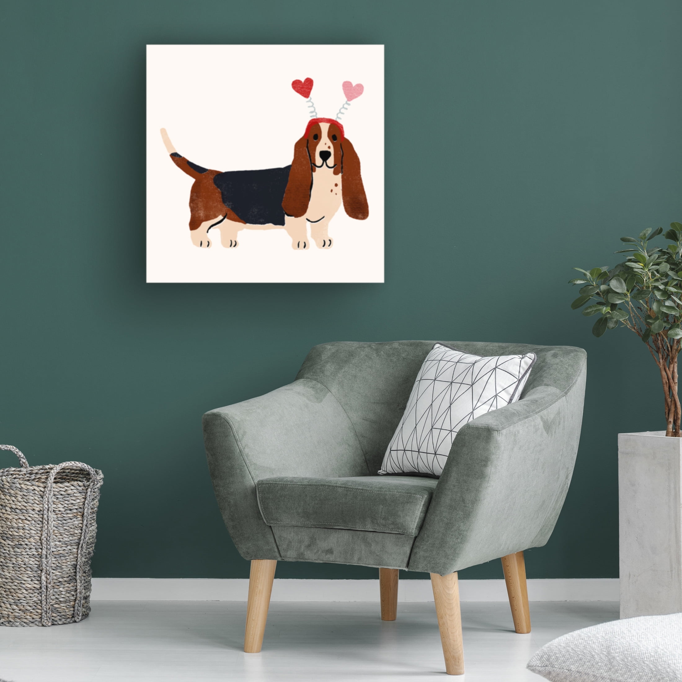 Trademark Fine Art Victoria Barnes  Little Legs Big Heart II Canvas Wall Art