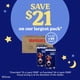 thumbnail image 4 of Pañales Huggies Overnites, talla 6, para toda la noche, más de 35 libras, 42 unidades, 4 of 9