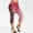 Red, variant on UTTOASFAY Woman Pants Clearance Women'S Fashion Pants Panel Denim Leggings Summer Capris Leggings Yoga Pants Red 4(S)