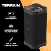 Skullcandy Terrain XT Medium Compact Wireless Speaker, IPX7 Waterproof, 14 Hour Battery