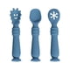 thumbnail image 1 of Paquete de 3 cucharas para bebés ZHAOCHENG de silicona de grado alimenticio para autoalimentación, 1 of 5