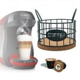 thumbnail image 3 of CUTICATE Coffee Pod Holder Coffee Pod Containers Coffee Bar Accessories Metal Coffee Pod Basket Organizer for s Countertop black, 3 of 8