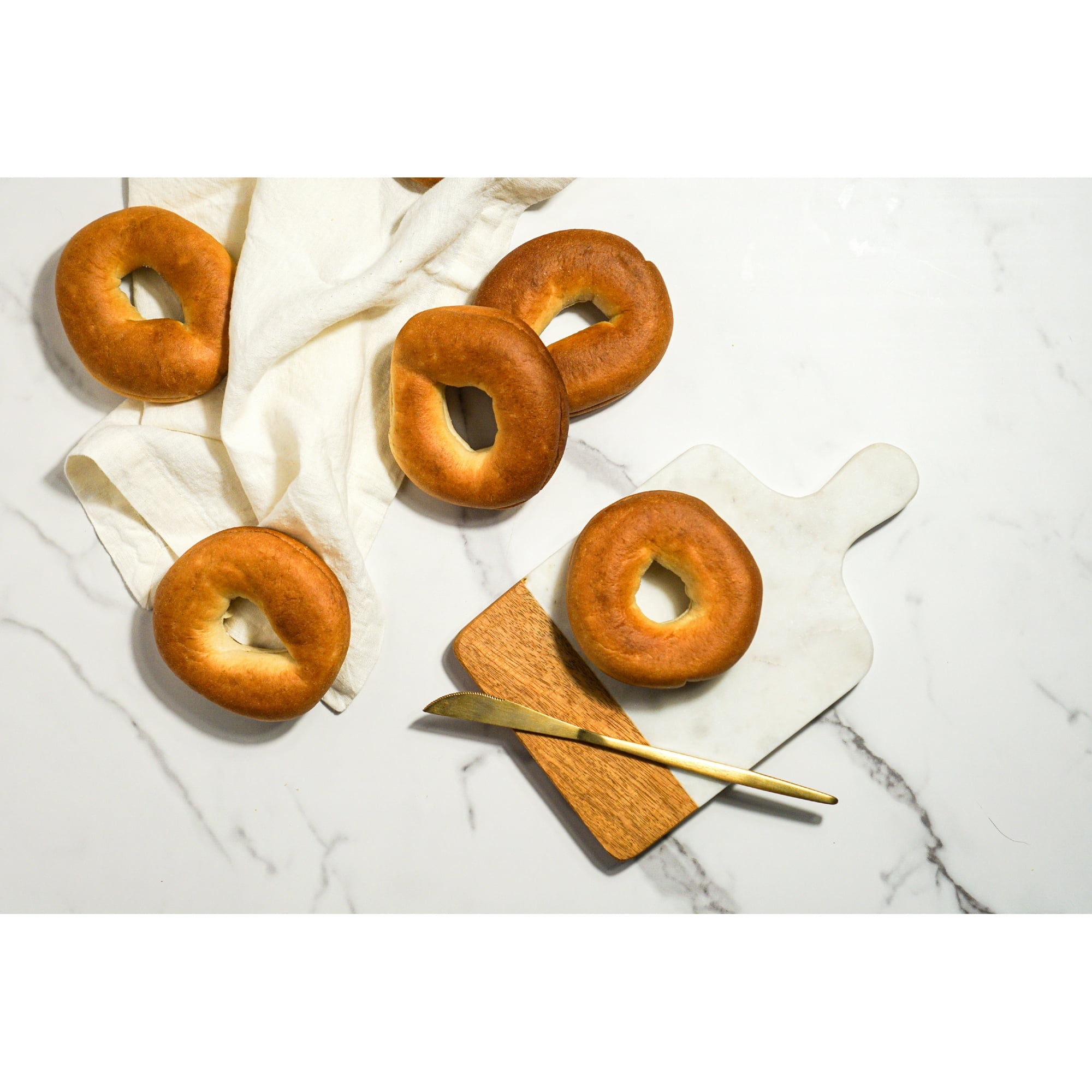 Hero Bread Classic Plain Bagels, 13.2 oz