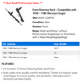 thumbnail image 2 of Front Steering Rack - Compatible with 1985 - 1988 Mercury Cougar 1986 1987, 2 of 2