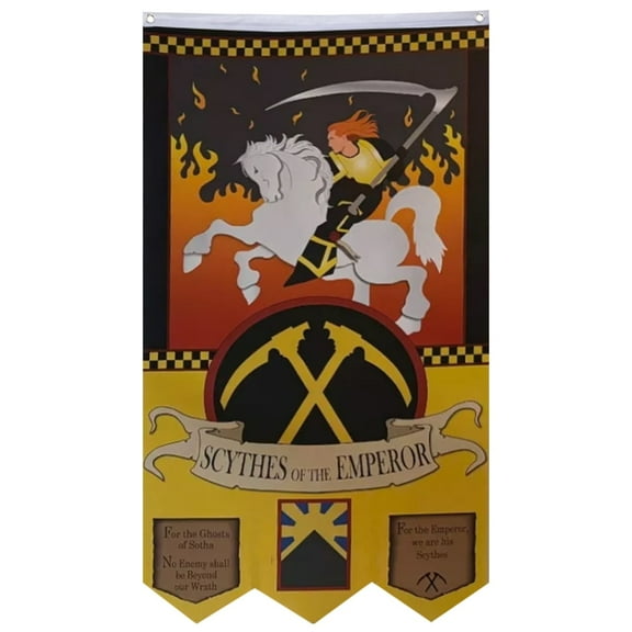 Scythes of the Emperor Chapter Flags Banner Home Yard Garden Decor 30x50 inch