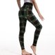 thumbnail image 2 of Gibobby Leggings y Mallas vaqueras elásticas para mujer, mallas térmicas a la moda con estampado a cuadros, mallas vaqueras imitación, pantalones para senpararismo, pantalones Yoga（Verde， M), 2 of 4