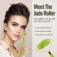 thumbnail image 3 of Herramientas faciales Jade Roller y Gua Sha Disemot Antienvejecimiento Jade, 3 of 8