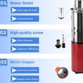 thumbnail image 4 of 340W Submersible Pump, 196FT Discharge Head All Copper Motor 6.6GPM Flow Rate Solar Deep Well Pump  for Garden Irrigation, 4 of 7