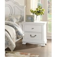 thumbnail image 5 of CoSoTower Classic Traditional Style 1Pc Nightstand Wood White Finish Dovetail Drawers Bed Side Table Bedroom Furniture, 5 of 7