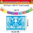 thumbnail image 2 of Fiesta Banner Heartome Cinco de Mayo, 360 pies, 20 unidades, plástico, 2 of 7