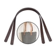 thumbnail image 4 of 2 piezas, bolsa de mano de cuero PU, correa para cinturón, asa de repuesto, bolsa de mano desmontable, Marron oscuro jinwen Correa de repuesto para bolso, 4 of 8