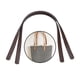 thumbnail image 4 of Bolsa de mano de cuero PU Hugo Marron 2 piezas Correa de repuesto para bolso, 4 of 8