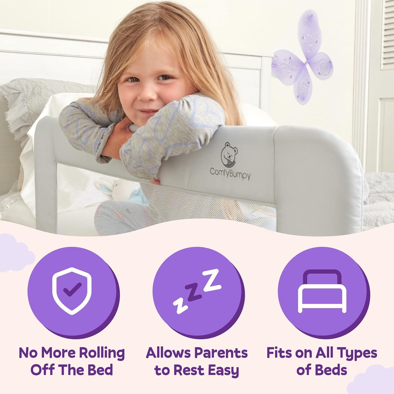 Comfybumpy baby bed rail hotsell