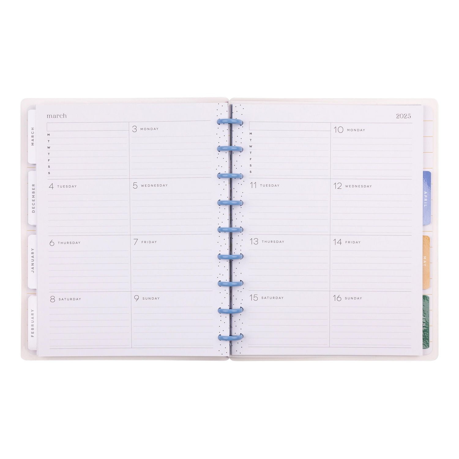 Simply by Happy Planner, Kitchen Flowers Weekly Monthly Planner, Classic 7" x 9.25" Size, July 2024-June 2025