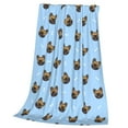 thumbnail image 3 of Bingfone French Bulldog Face Print Flannel Fleece Blanket Throw Blanket For Bed,Sofa,Couch,Travel,Camping(40"X30"), 3 of 9
