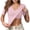 Pink, variant on Comdrip V Neck Tops for Women Women's Half Sleeve V Neck T Shirts V Neck Basic T Shirts Workout Yoga Tops Casual Fitted Going Out Tops Shirts with Built in Bras for Women Beige L