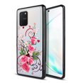 thumbnail image 1 of FINCIBO Slim TPU Bumper + Clear Hard Back Cover for Samsung Galaxy S10 Lite 6.7" 2020, Rose Floral, 1 of 6