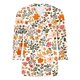 thumbnail image 5 of TaTaai Women's V-Neck Blouse Casual 3/4 Length Sleeve with Smocked Cuffs Loose Fit Printed Top Fashion Unstructured Print Soft Comfortable for Spring Daily Gift, 5 of 6