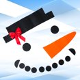 thumbnail image 6 of LABSERRON 16Pcs Cloth Sticker Non-woven Fabric Wall Decoration Christmas Design Snowman Decals for Indoor Outdoor Use, 6 of 8