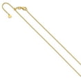 thumbnail image 2 of 14K Yellow Gold Cable Chain Styles Necklace Adjustable 1.25 mm Flat 30 inch, 2 of 6