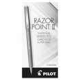 thumbnail image 2 of Pilot Razor Point II Super Fine Marker Pen Blue Ink .2mm Dozen 11003, 2 of 3