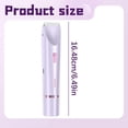 thumbnail image 4 of Bikini Hair Removal Trimmer for Women - 2 in 1 Dual Head Electric Shaver, Waterproof Rechargeable Hair Removal Tool, USB Charging Lady Razor for Legs Underarm Body Grooming, 4 of 9