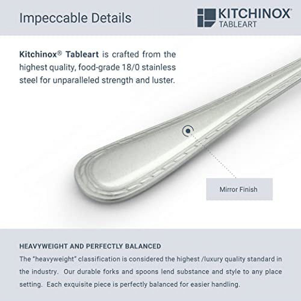 Kitchinox I Edition 20-Piece Flatware Set, Service for 4, Seaport