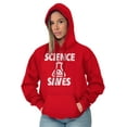 thumbnail image 3 of Science Saves Nerdy Scientist Geek Hoodie Sweatshirt Women Men Brisco Brands S, 3 of 6