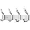 thumbnail image 1 of Perchero de Pared con 4 Ganchos, Percheros Gancho de Pared para Toallas en Acero Inoxidable TUNC Sencillez, 1 of 5