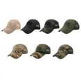 thumbnail image 2 of Embroidered Camping Hair Hat Adjustable Washed Baseball Cap for Women Men, 2 of 6