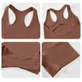 thumbnail image 5 of BLTIBY Shorts Bodysuit for Women Tummy Control Solid Color Shapewear Seamless Workout Bodycon One Piece Short Jumpsuits Brown 2 S, 5 of 5