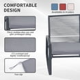 thumbnail image 7 of Mondawe 3-Piece Outdoor Metal Rocking Chair Set with Side Table include Cushions, 7 of 7