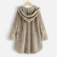 thumbnail image 4 of CAROOTU Femmes Sweat à Capuche avant Ouvert Manches Longues Cardigans en Molleton Mode en Vrac Réchauffement Outwear pour l'Hiver Nouveau, 4 of 8