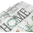 thumbnail image 5 of mvhsuoem Home Sweet Home Floral Polyester Shower Curtain, 72" x 72" Waterproof, 5 of 6