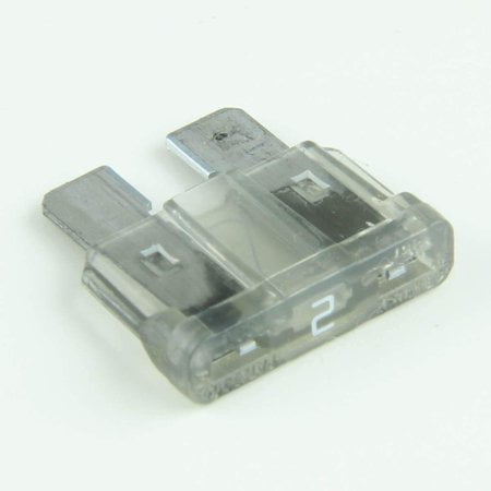 2 Amp Gray ATC/ATO Fuses - (Pack of 25)