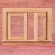 thumbnail image 3 of Ventana de madera, mini ventana de simulación de madera, ventana de casa de muñecas, ventana de madera de casa de muñecas, parte superior de la línea, 3 of 9