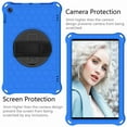 thumbnail image 2 of Fire HD 10 Case 9th/7th/5th Gen (2019/2017/2015 Release) Tablet Case, Dteck Hybrid Shockproof Rubber Kids Friendly Protection Hard 360 Rotatable Built-in Kickstand Cover, Blue+Black, 2 of 4