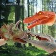 thumbnail image 4 of Dinosaur Hand Puppet Gloves Soft Rubber, Tyrannosaurus Rex, Triceratops, Simulation Animal Model-Jinjin, 4 of 4