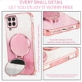 thumbnail image 4 of Kickstand Case for Samsung Galaxy M42 Cover Soft TPU Silicone Phone Case with Luxury Magnetic Mirror Stand Shell for Women Men Anti-Fall Protective Cover Compatible with Galaxy M42 Case, 4 of 7