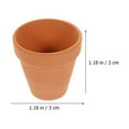 thumbnail image 5 of PBPBOX 20Pcs Compact Terracotta Flower Containers for Home Indoor and Outdoor Gardening, 5 of 8