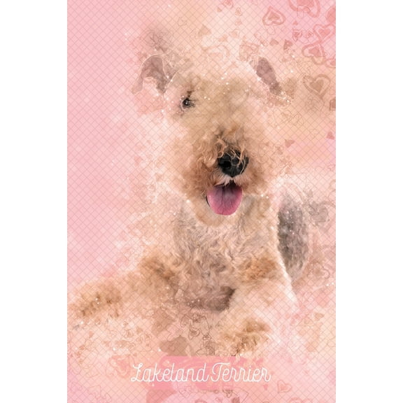 Lakeland Terrier: Pink Notebook or Journal with Lines - Lakeland Terrier (Paperback)