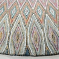 thumbnail image 3 of SAFAVIEH Aspen Catriona Abstract Geometric Wool Area Rug, Blue/Pink, 7' x 7' Round, 3 of 7