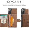 thumbnail image 2 of Case for Samsung Galaxy S21 FE,Detachable Magnetic Wallet Credit Card Slot Case Cover Support Wireless Charging for Samsung Galaxy S21 FE 5G (Brown), 2 of 17